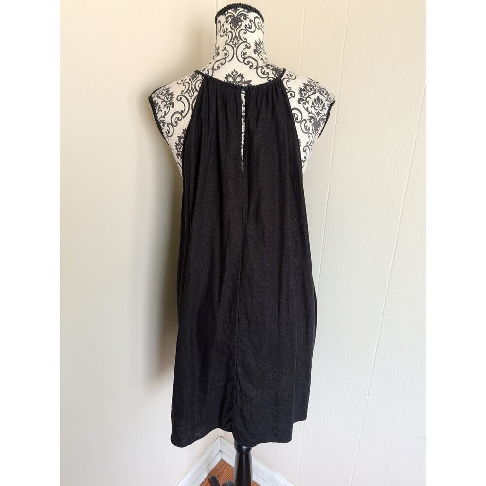 Aritzia Babaton Ban Linen Blend Halter Mini Dress - Picture 3 of 5